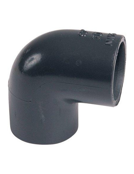 Raccord coudé 90° pression PVC Noir Femelle Femelle Ø63mm GIRPI XB4M63_S5
