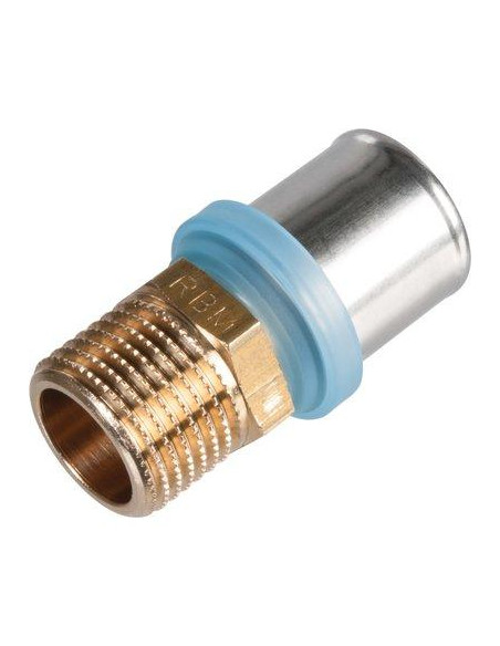 Raccord droit multicouche à sertir Mâle 20X2 1/2M RBM 6732020
