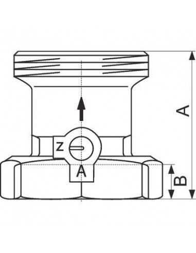 CLAPET ANTI-THERMOSIPHON 50/60 OVENTROP 1070010