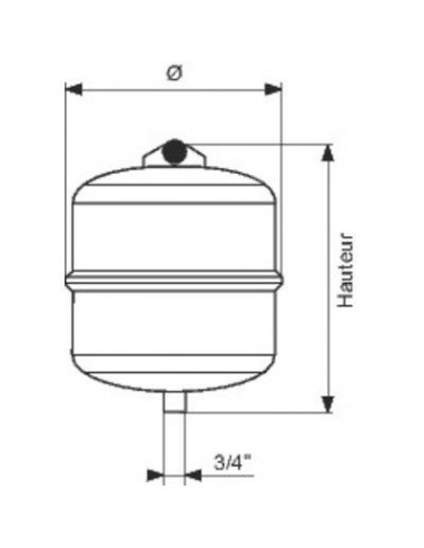 VASE D'EXPANSION FERME 35 GITRAL MB35S