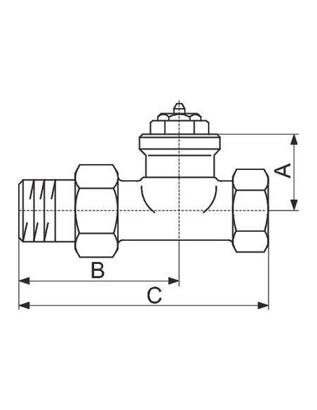 CORPS ROB.THERM.DR AV9 26/34 OVENTROP 1183808