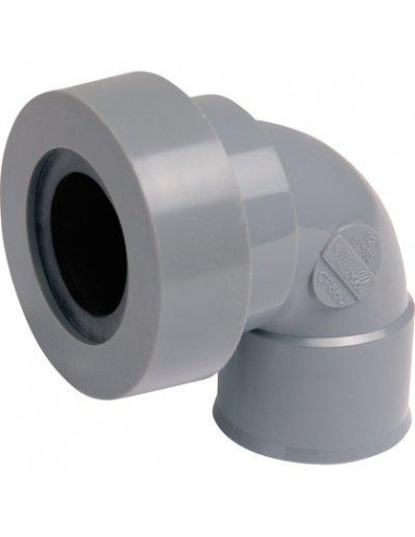 COUDE PVC 87° JT.LEVRE F 40 NICOLL CH88J