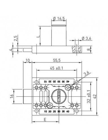 SERR.APPLI.CYL.REGLABLE 15-40 GRAPPIN ANNATUREL 376201