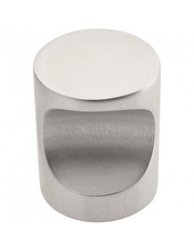 BOUTON ENCO.ALU ARG.POLI 20MM 000420AAP