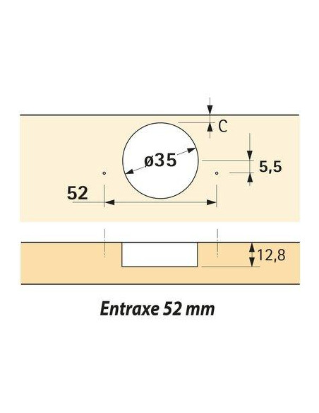 CHARN SENSYS 110 EINL TH52 HETTICH 9071207