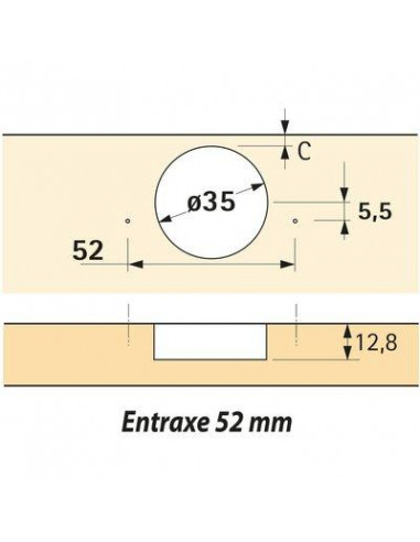 CHARN SENSYS 95 TH52 8631L HETTICH 9090260