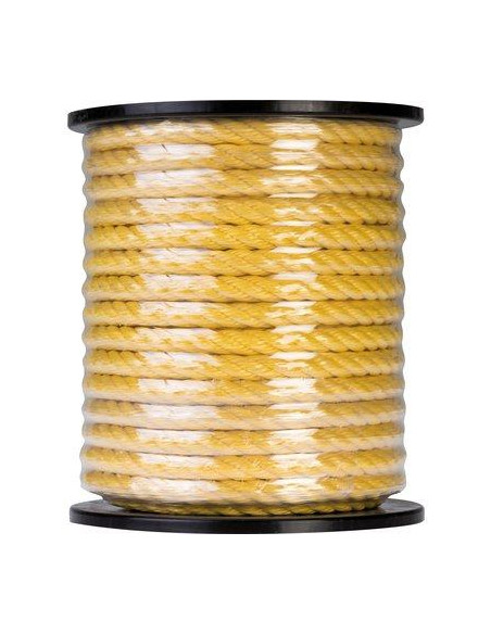 CORDAGE POLYP.JAUNE 16MM /35M CORDERIES TOURNONAISES 32/0164