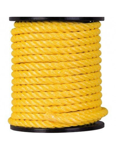 CORDAGE POLYP.JAUNE 16MM /35M CORDERIES TOURNONAISES 32/0164