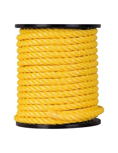 CORDAGE POLYP.JAUNE 16MM /35M CORDERIES TOURNONAISES 32/0164