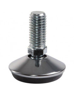 Vérin à rotule Pied métal plastique diamètre 35 mm M10 x 30 mm HEICO 12872