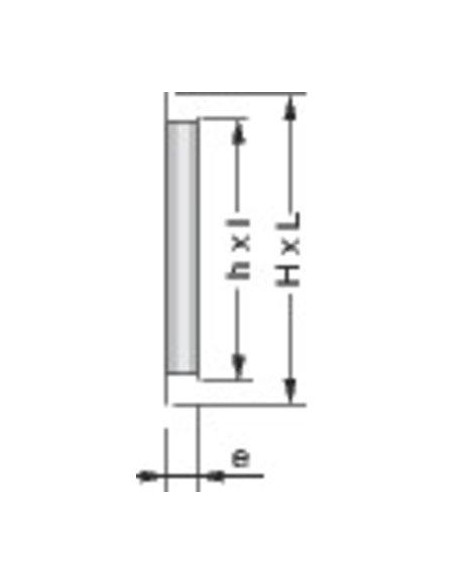 GRILLE PVC TYPE B161 120X299 GIRPI H150MAM