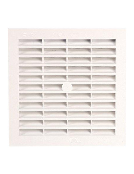 NICOLL Grille façade carrée à combinaison moust.200cm² sable | Leroy Merlin