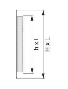 GRILLE CARREE B114 NICOLL NICOLL B114 2