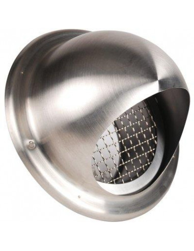 PRISE AIR FAÇADE INOX D160 VORTICE PAFI160