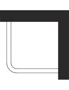 KIT PORTE RIDEAU ANGLE ACIER 318101 2