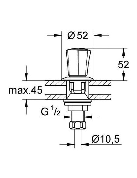 ROBINET BIDET/2 COSTA L GROHE 18904001