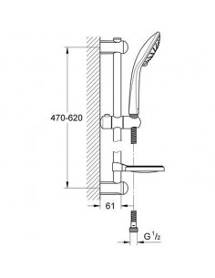 ENS DOUCHE EUPHORIA 2 JETS GROHE 27230001 2
