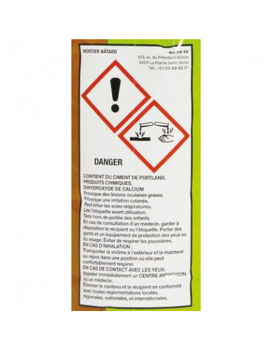 MORTIER BATARD 5KG BOSTIK 700191