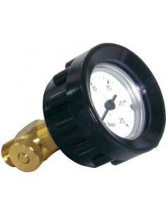 ROBINET 3 VOIES A PURGE + MANO 3251.400