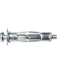 100 Chevilles corps creux hm 5x52s avec vis en box FISCHER 93432
