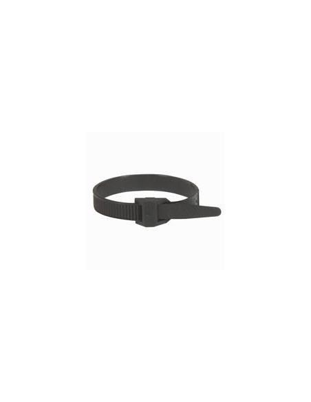 100 Colliers Colson noir protégés ultraviolets à denture extérieure largeur 9mm et longueur 185mm LEGRAND 031913