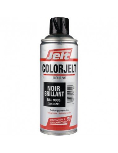 PEINTURE NOIR BRILLANT 520ML JELT 005701