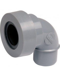 Coude simple a joint male/femelle 87°30 diametre 32mm NICOLL CF8J