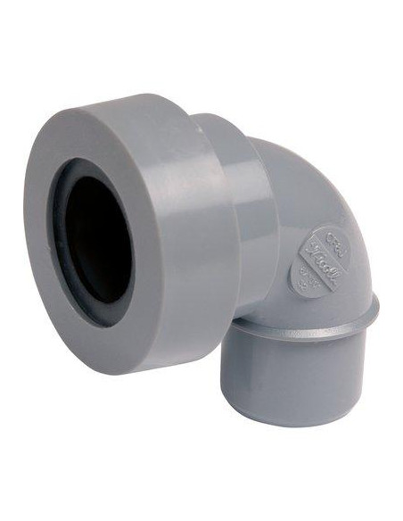 Coude simple a joint male/femelle 87°30 diametre 32mm NICOLL CF8J