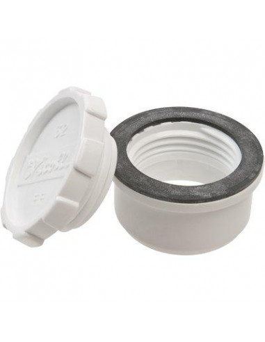 TAMPON DE VISITE 32 PVC BLC NICOLL FFB