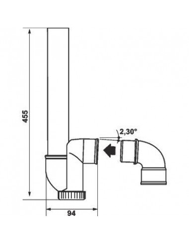 SIPHON MACHINE A LAVER 40 BLC NICOLL 1YH42CB