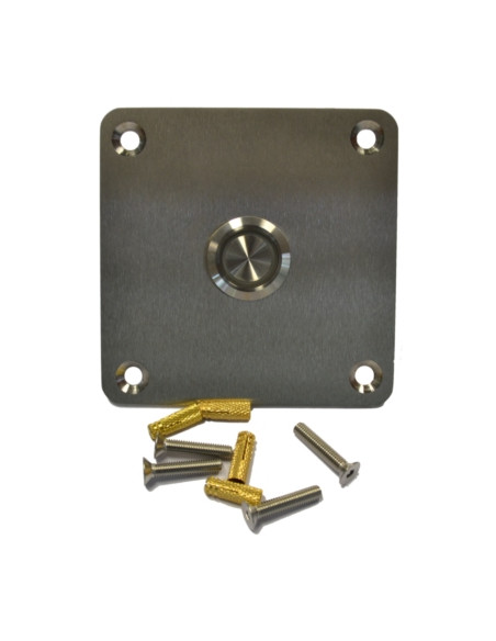 Bouton poussoir sortie lum no/nf 100x100 URMET 13040010