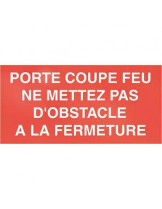 ETIQ PORTE COUPE FEU CZ13