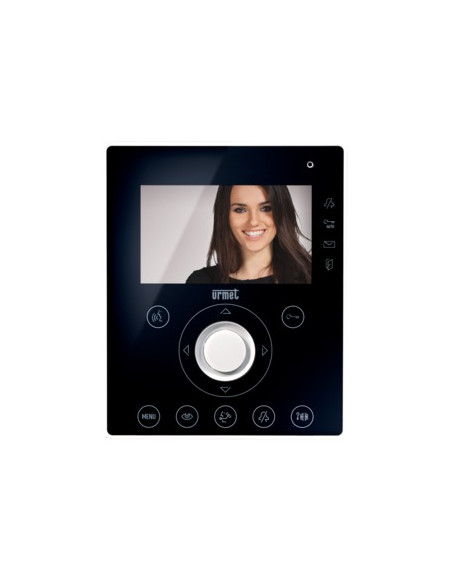Facade noire pour aiko 1716/6 URMET 1716/73