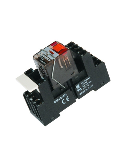 Relais 12 v/ac alt avec socle URMET 1801/12
