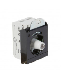 AUXILIAIRE DE COMMANDE ET DE SIGNALISATION S/ENS 3 POSTES BLOC LED 230V VR 1NO VIS LEGRAND 023012