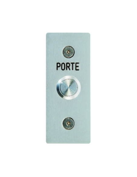 Bouton poussoir lumineux 40x100 no/nf porte URMET BA/OF/40100