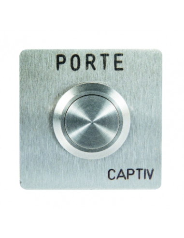Bouton poussoir sortie no/nf 40x40...