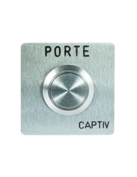 Bouton poussoir sortie no/nf 40x40 ''porte URMET BA/OF40