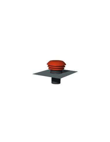 Chapeau de toiture métallique, D 125 mm, rejet 295 m3/h, asp 160 m3/h, tuile S&P (UNELVENT) 875343