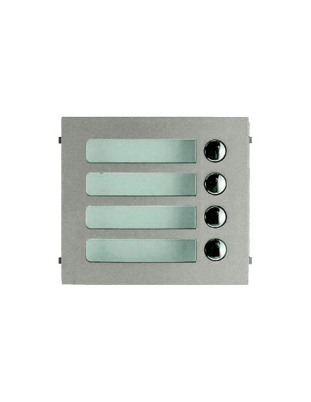 Façade en zamak 4 boutons d'appel pour gtsw GF4P AIPHONE 120005