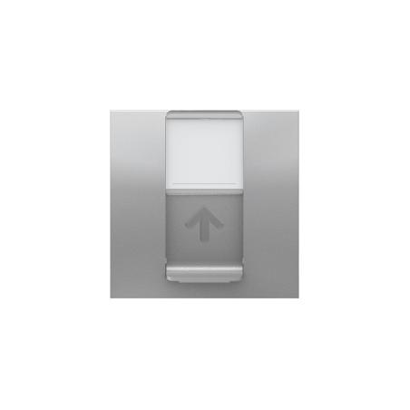 Unica prise RJ45 simple cat 6A FTP 2 mod Alu méca seul SCHNEIDER NU344930