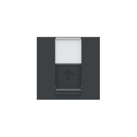 Unica prise RJ45 simple cat 6A FTP 2 mod Anthracite méca seul SCHNEIDER NU344954