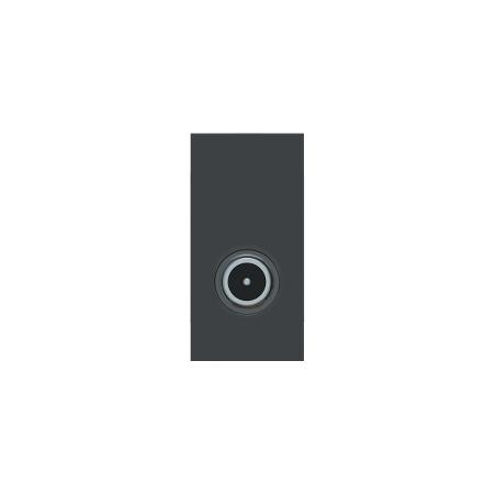 Unica prise télévision TV mâle individuel 1 mod Anthracite méca seul SCHNEIDER NU346154