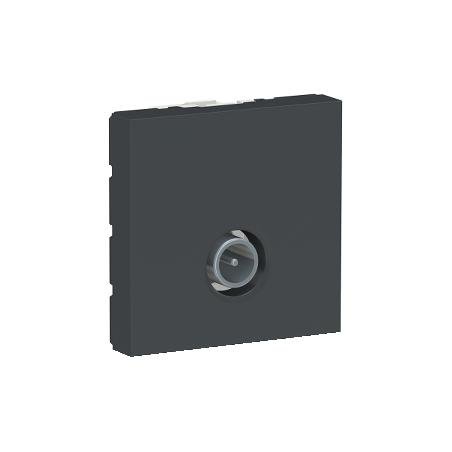 Unica prise télévision TV mâle individuel 2 mod Anthracite méca seul SCHNEIDER NU346254