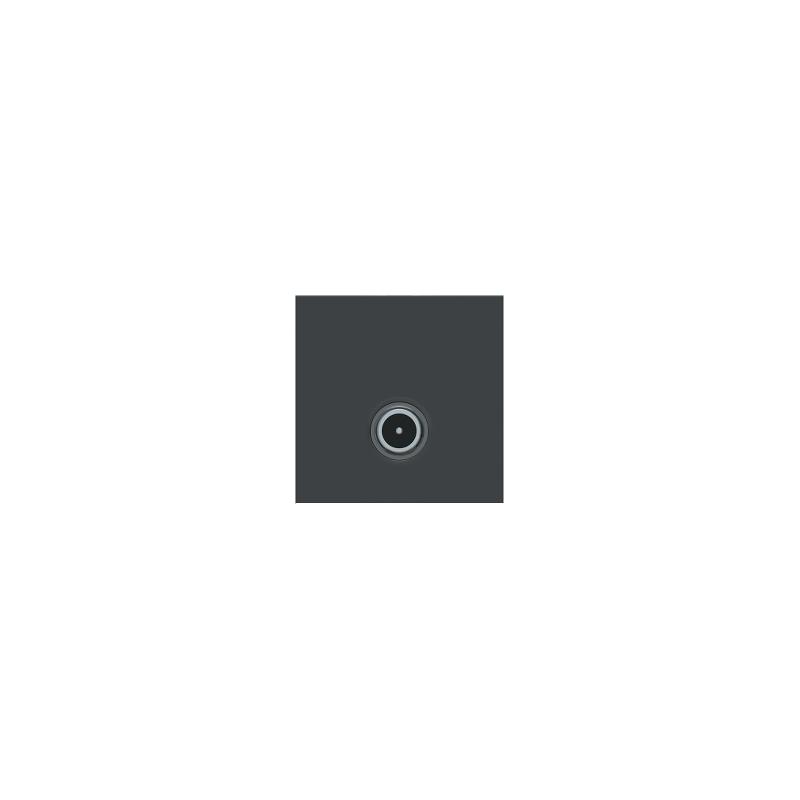 Unica prise télévision TV mâle individuel 2 mod Anthracite méca seul SCHNEIDER NU346254