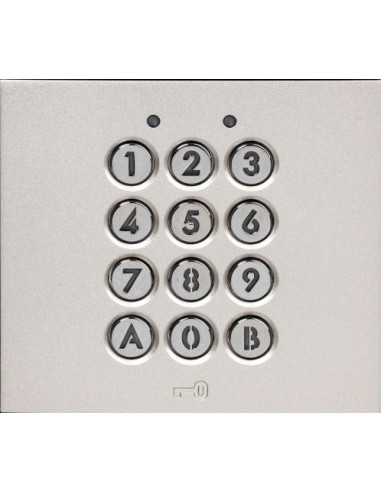 Module clavier 100 codes 2 relais avec façade pour gamme gt GTAC AIPHONE 200071