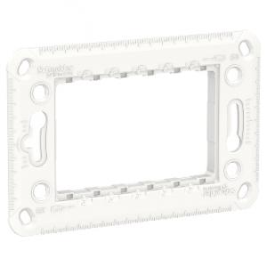 Unica support de fixation 3 mod plastique SCHNEIDER NU7103P 2