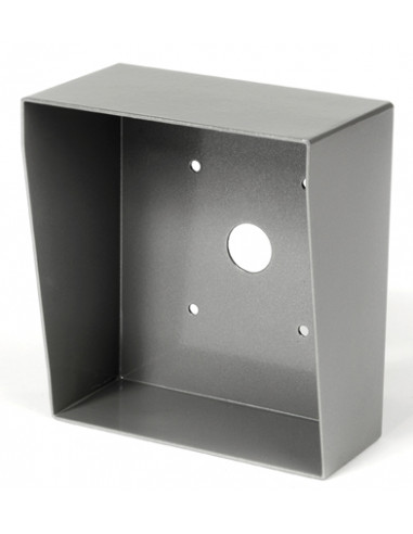 Cadre saillie inox avec visière pour isss2g et ieja/leda CISSS2G AIPHONE 200526