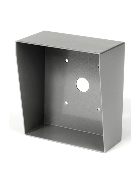 Cadre saillie inox avec visière pour isss2g et ieja/leda CISSS2G AIPHONE 200526