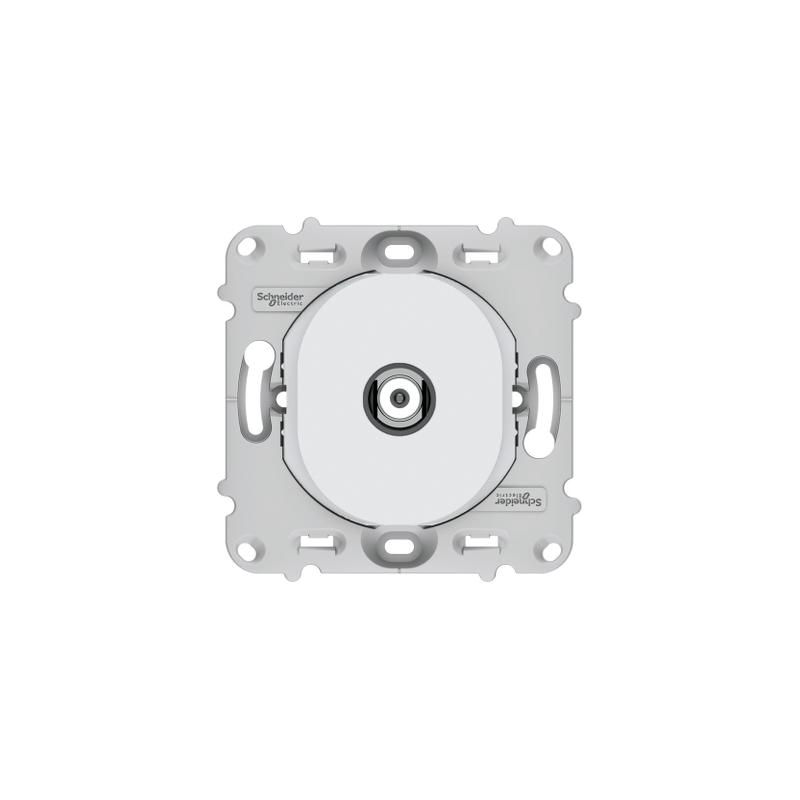 OVALIS PRISE TV SIMPLE SANS PLAQUE SCHNEIDER S261405